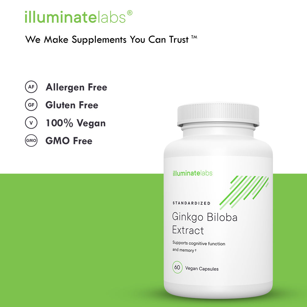 Illuminate Labs Ginkgo Biloba Product Highlights